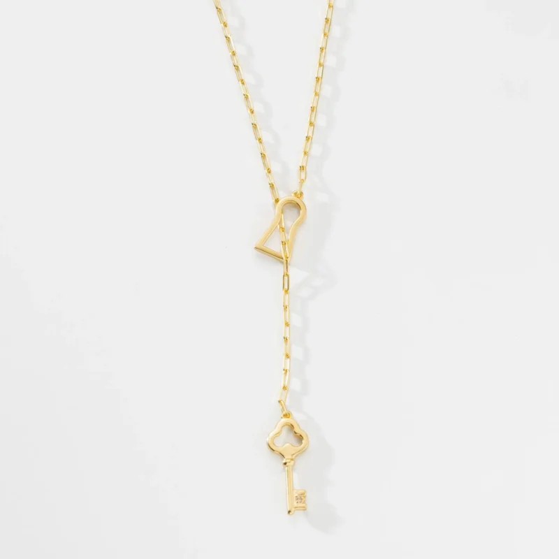 Colar Chave e Fechadura