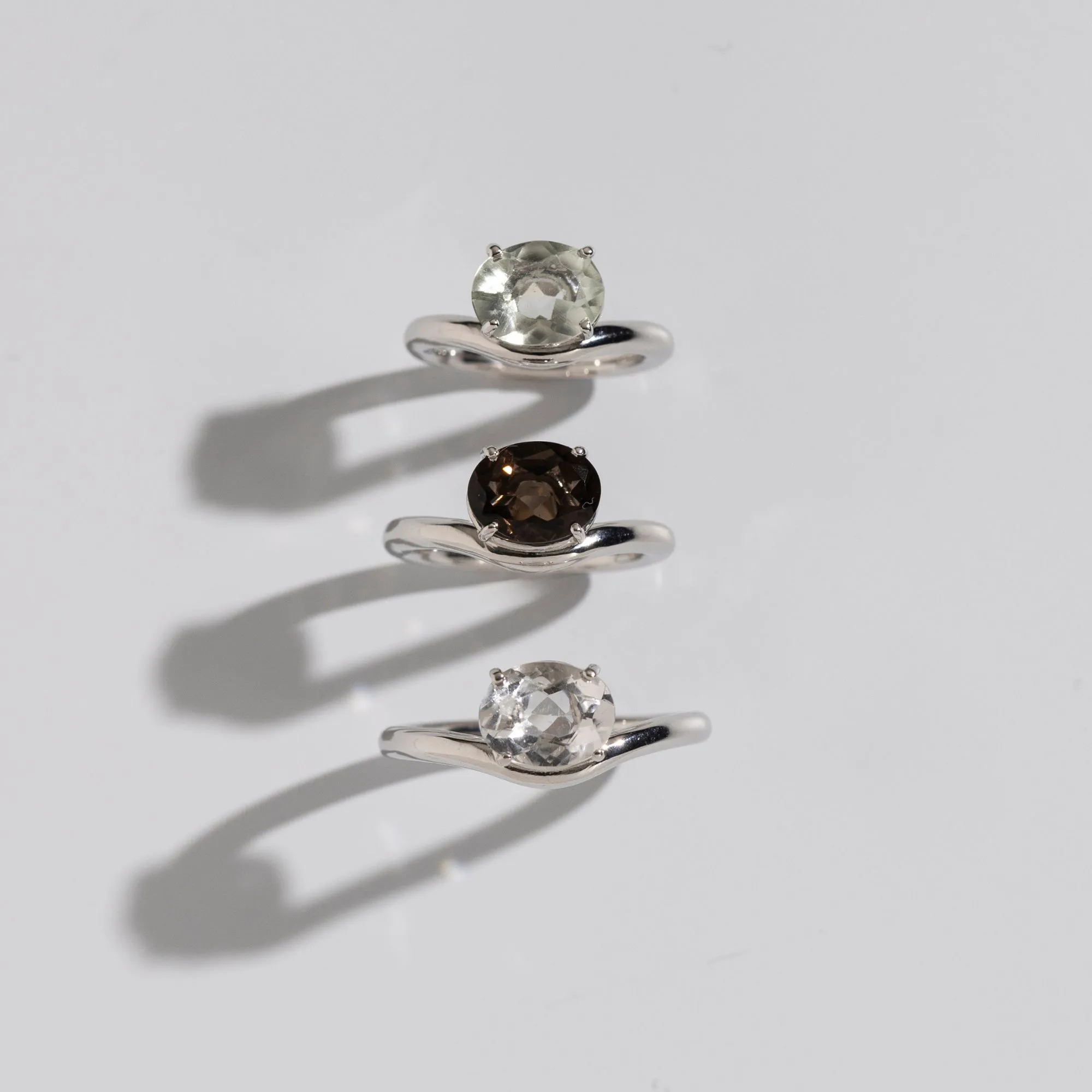 Anel Sylvie com Quartzo Fumê - Imagem 3