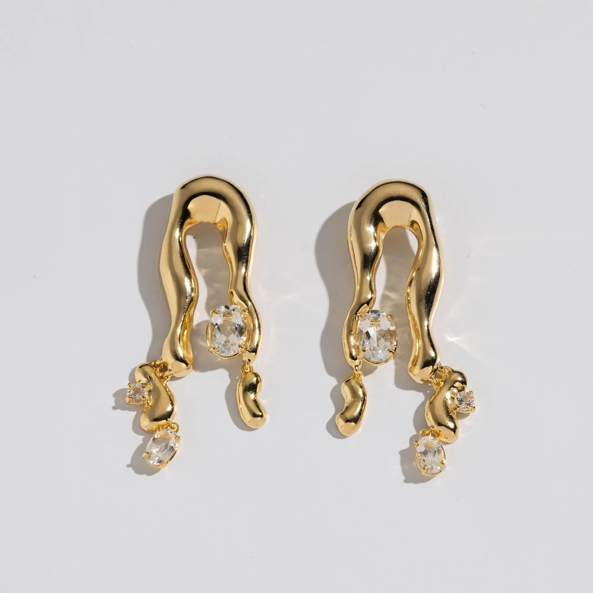 Brinco Cléo com Topázio