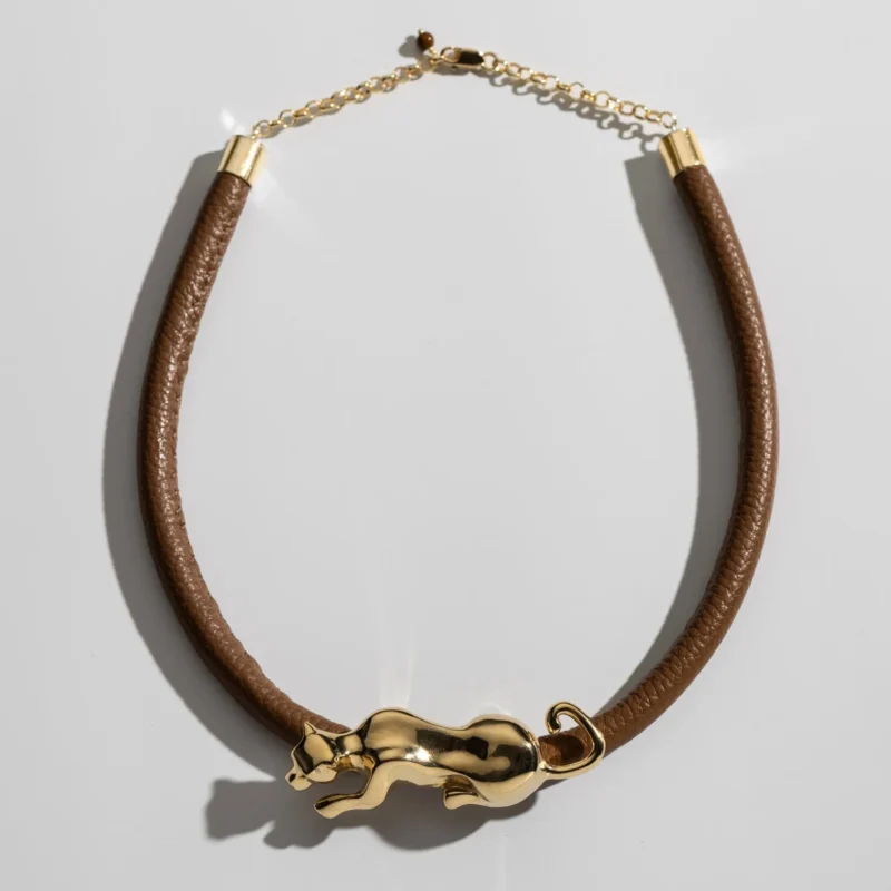 Colar Leopardo Sophie